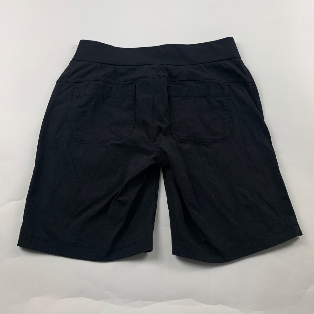 Athleta Black Quick Dry Nylon Bermuda Shorts 4 - Picture 6 of 6
